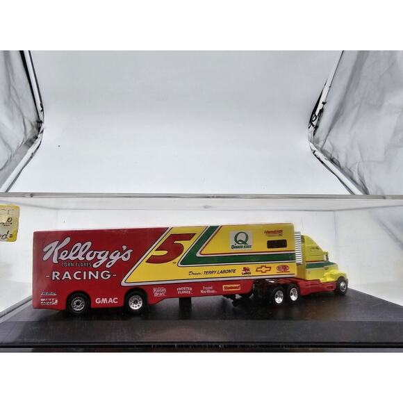 Rare Nascar #5 Terry Labonte Kellogg's Hauler & Car Diecast Matchbox Transporter - Picture 7 of 7